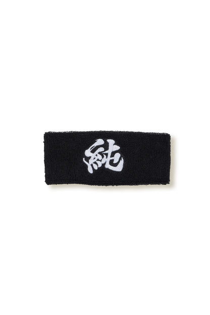 JUN LOGO HAIR BAND / BLK