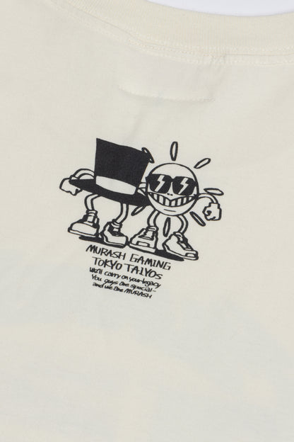 MRG OW DIV TEE 生成り バック プリント詳細