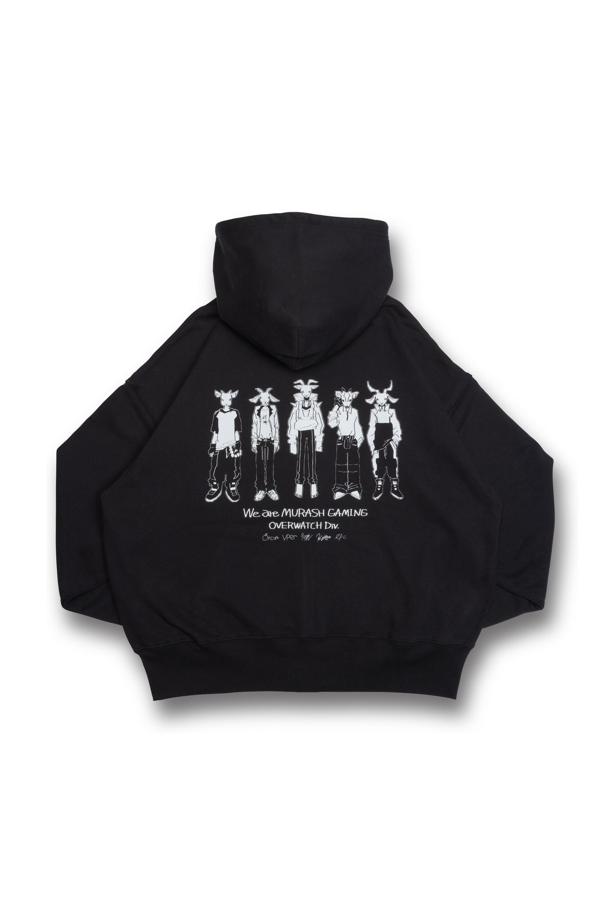 MRG OW DIV ZIP HOODIE バック