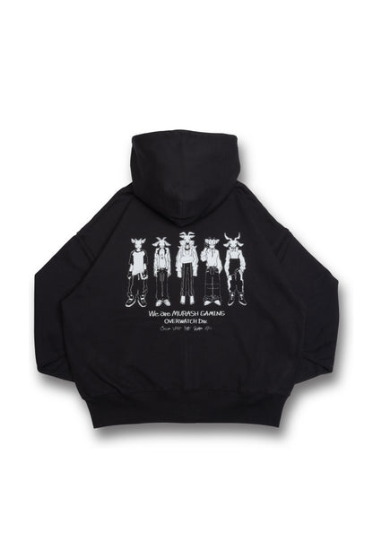 MRG OW DIV ZIP HOODIE バック