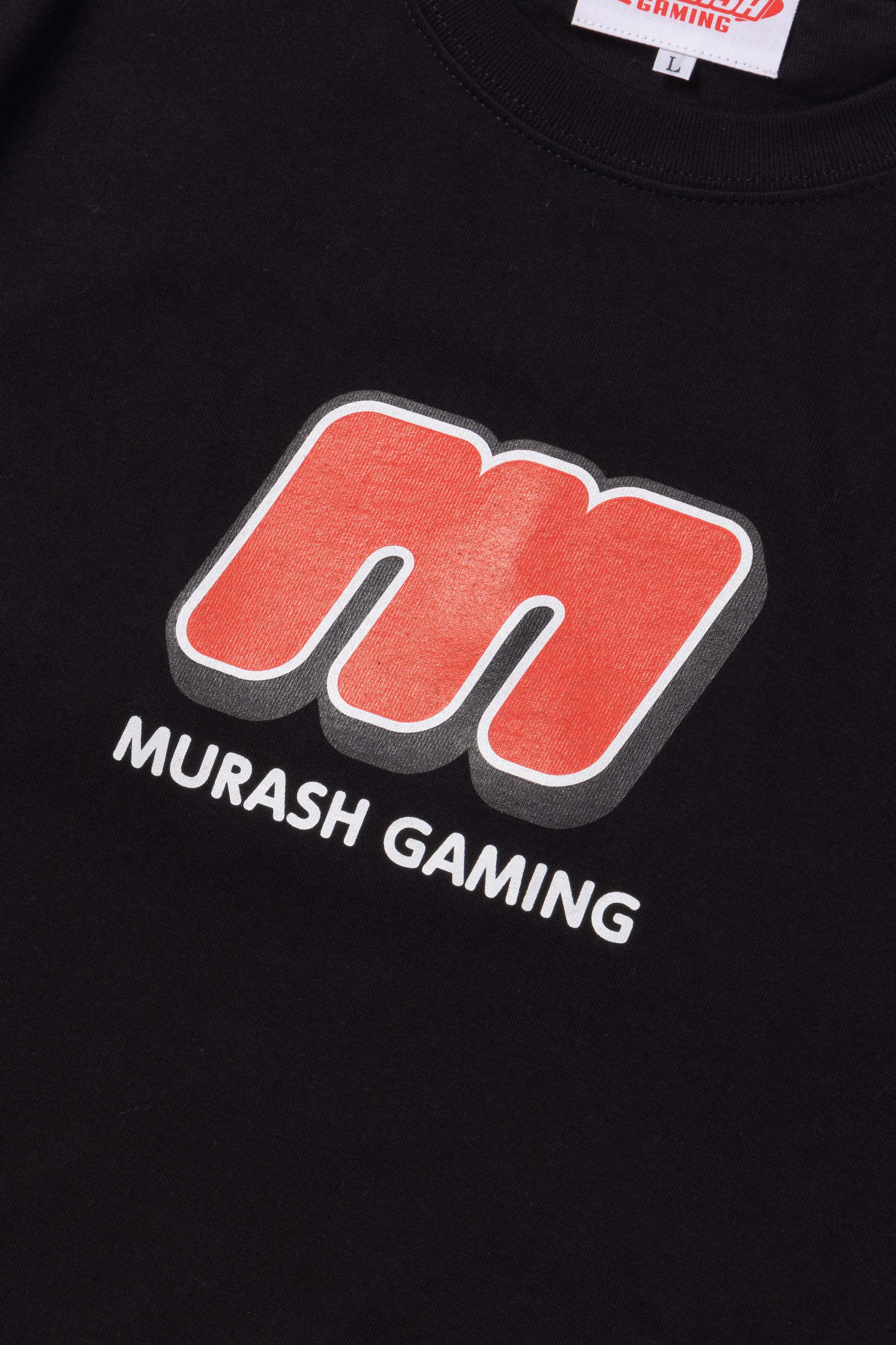 M LOGO TEE / BLK – murashstore