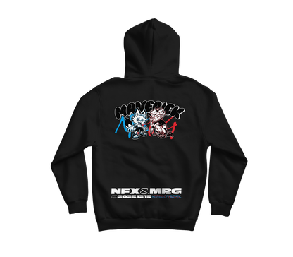 NFX × MRGコラボ刺繍パーカー / BLK – murashstore NFX × MRGコラボ刺繍パーカー / BLK – murashstore