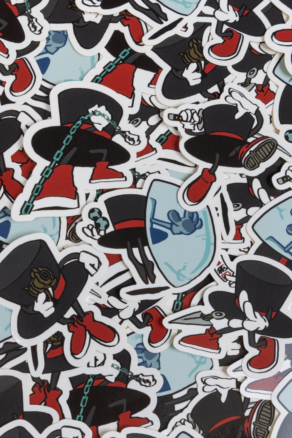 Mr. HAT RANDOM STICKER (5 TYPES) 全種