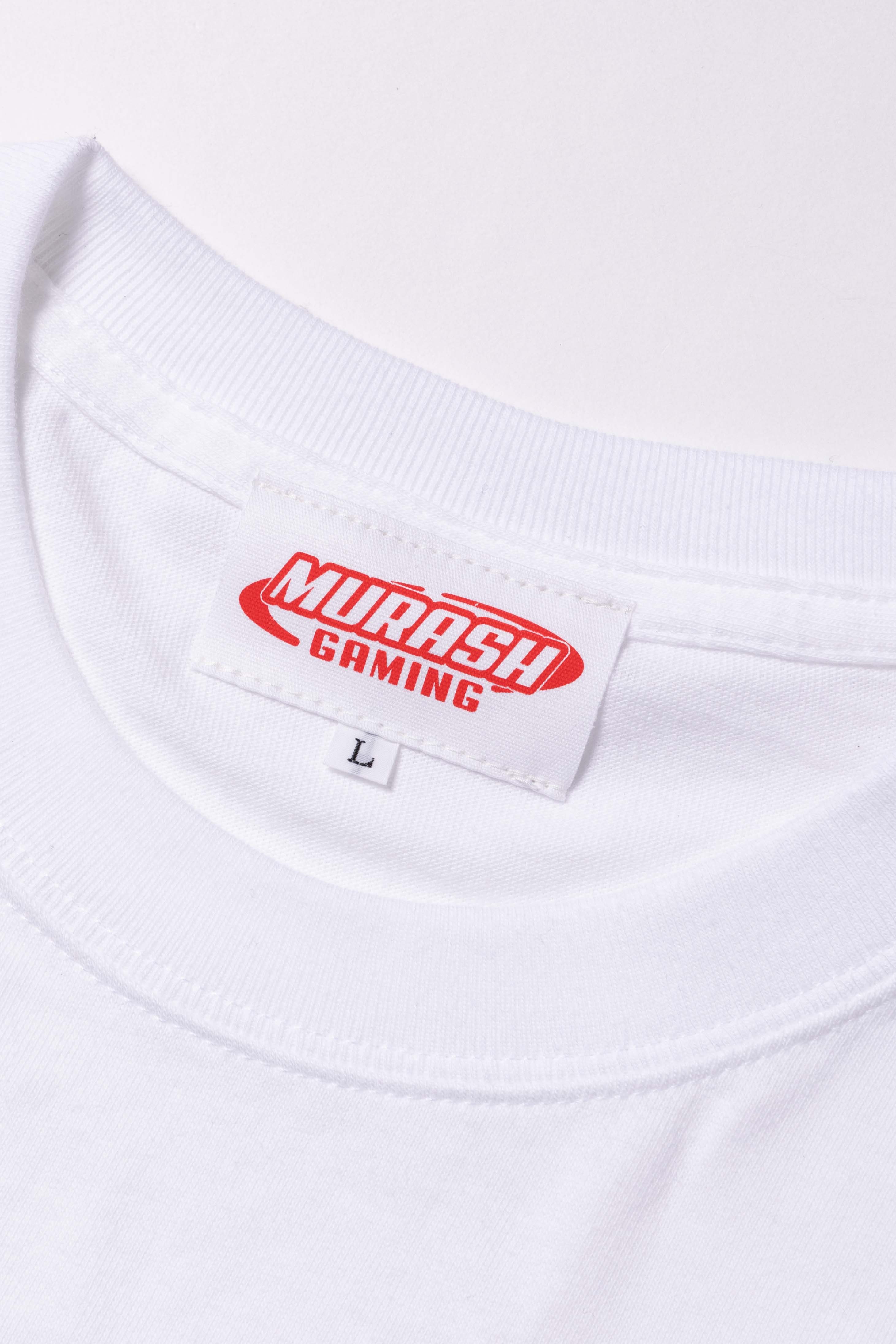 MURASH GAMING LOGO TEE / WHT